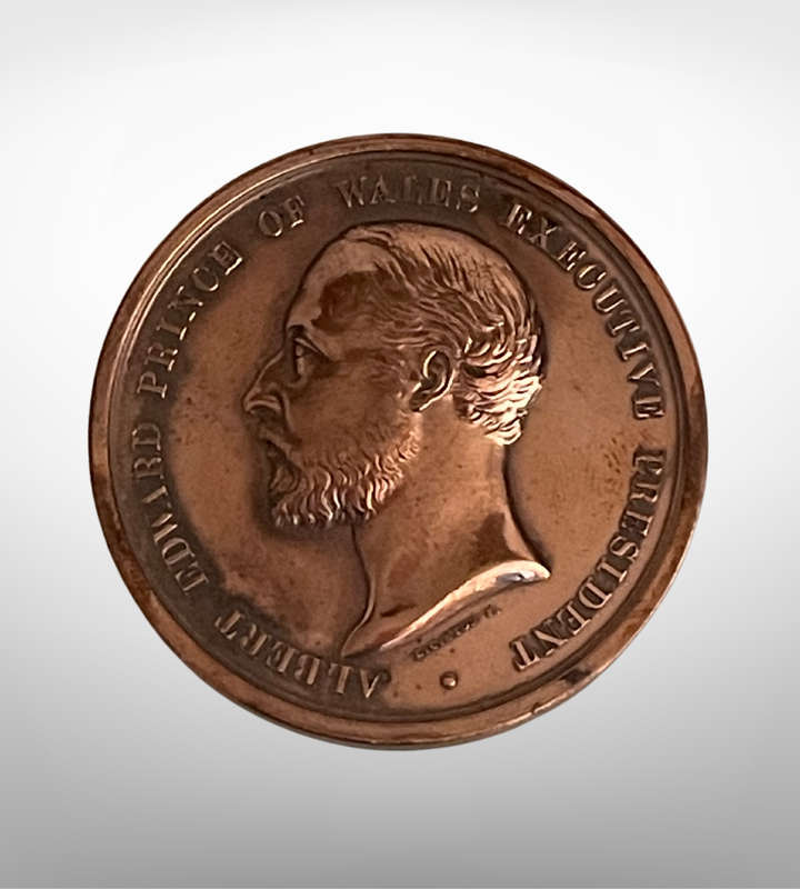 1886 Great Britain Colonial & Indian Exhibition Award Medal  Leonard Charles Wyon  Bronze
