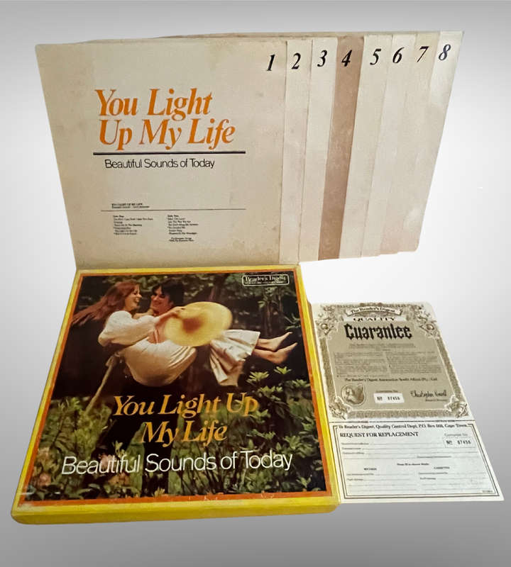 You Light Up My Life  8 LP Vinyl Box Set | Readers Digest Beautiful Sounds of Today