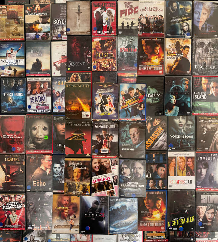 Reduced to clear - 90+ Mixed DVDs  Horror, Thriller, Comedy, Action & Drama! Bargain Lot  Used
