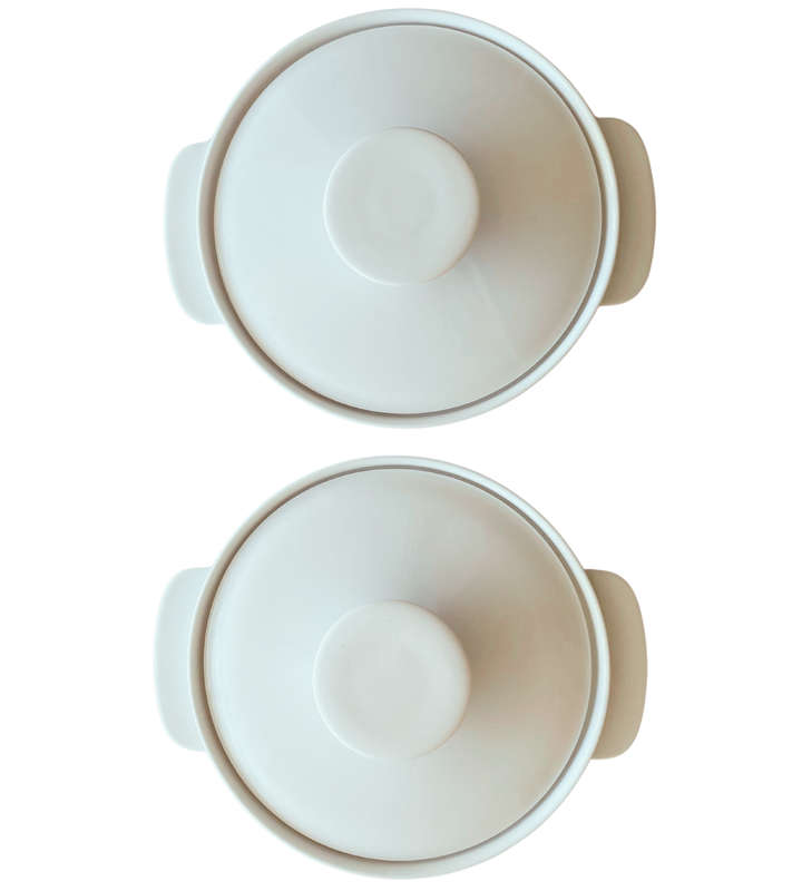 Rare 4-Piece Thomas Rosenthal Porcelain Serving Dishes with Lids  1970s German
