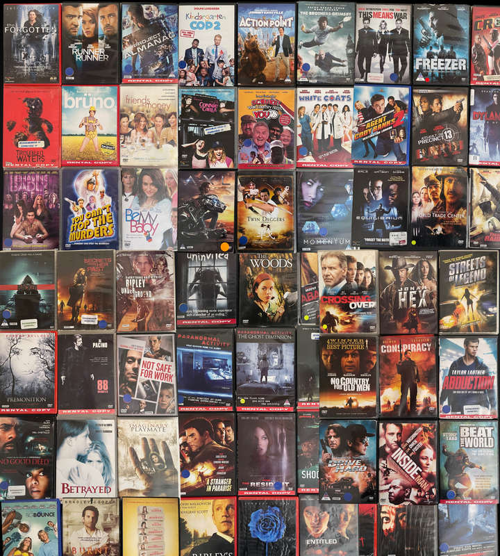 90+ Mixed DVDs
