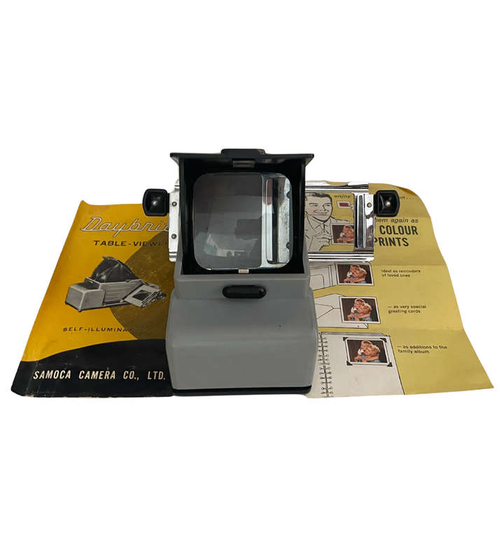 Vintage Samoca Camera Co. Romance Daybrite 35mm Slide Viewer - Boxed with Spare Bulbs
