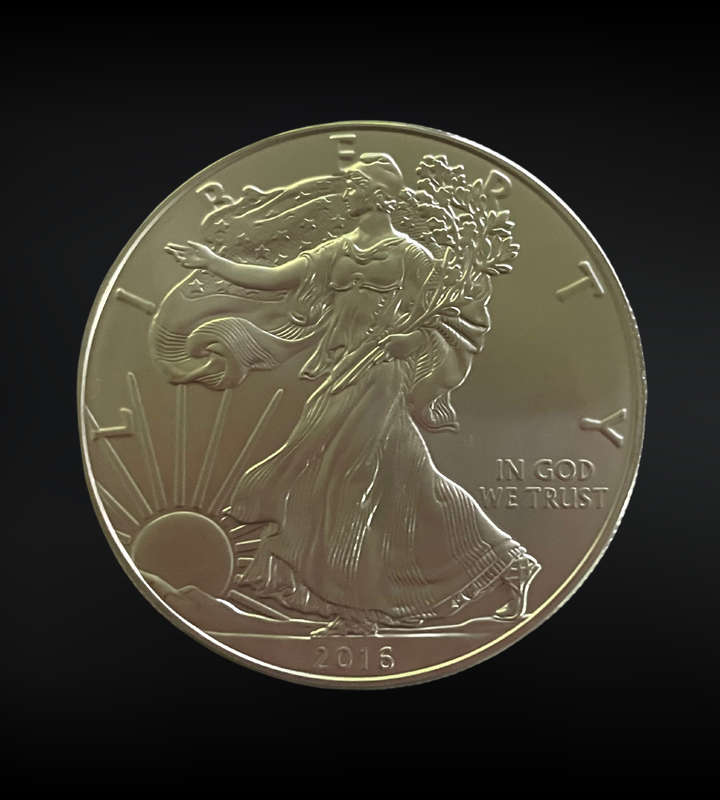 2016 American Silver Eagle $1  1oz Fine Silver Coin (Uncirculated)