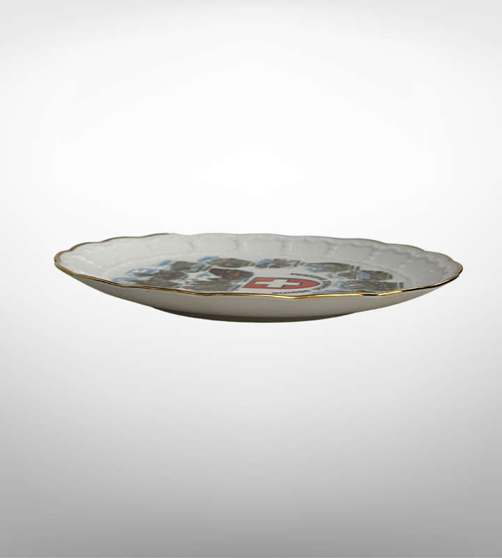1970s Suisse Schweiz Svizzera Switzerland Souvenir Collector Plate  E&A Böckling Neudenau, 19.5cm