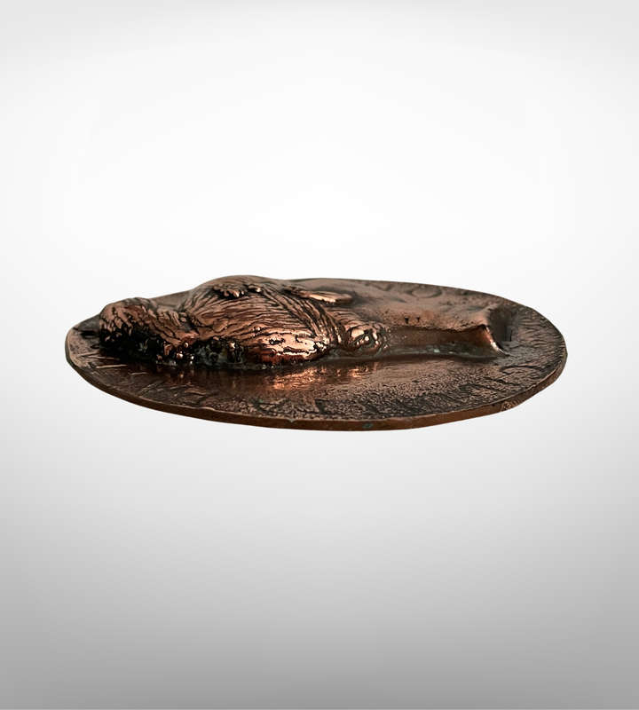 Museum-Worthy 1828 Bronze Medallion  Giuditta Pasta by Pierre-Jean David d'Angers