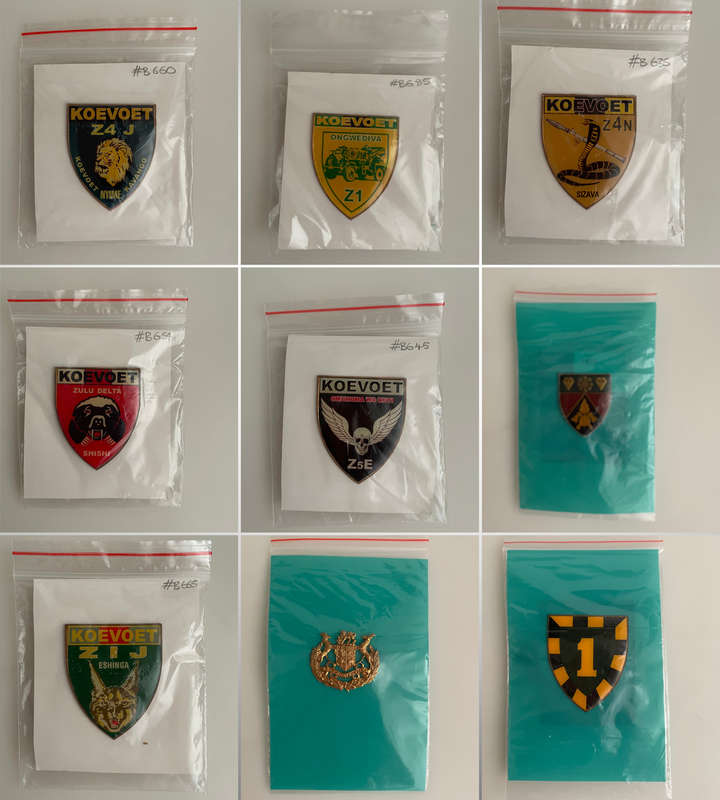 Huge Collection of 66+ Military & Police Pins, Badges & Medals  WWI, Rhodesia, South Africa- Reduced