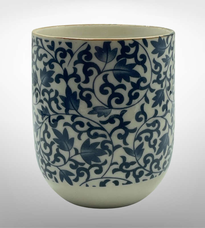 Vintage Jingdezhen Ceramic Cup  Delft Style, 150ml