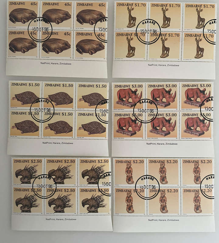 19951996 Zimbabwe Stamp Collection  Flora, Landscapes, Dams & Industry  328+ MNH Stamps