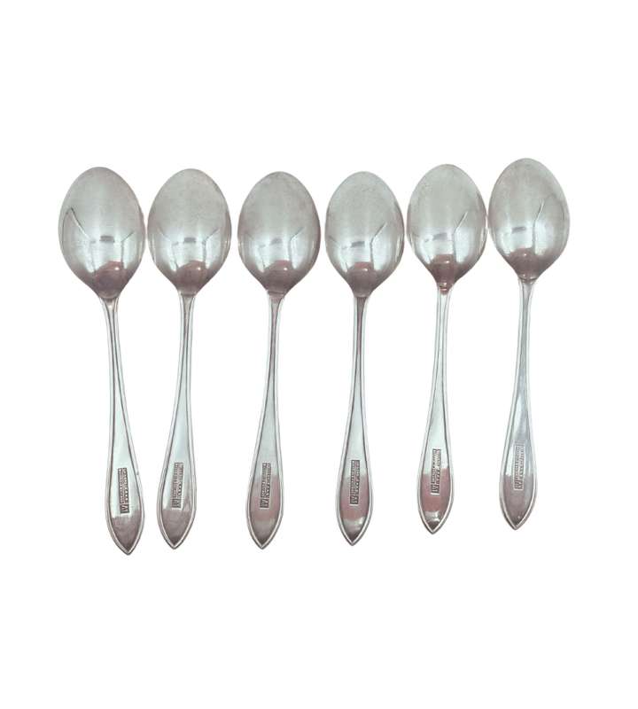 Set of 6 Viners EPNS A1 Sheffield England Teaspoons (12.5 cm x 28 mm)