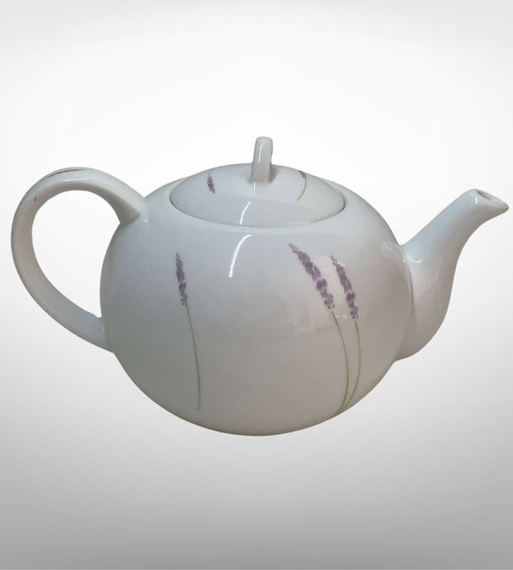 Wiesenthal Porcelain Lavender Teapot  Freezer, Oven & Microwave Safe