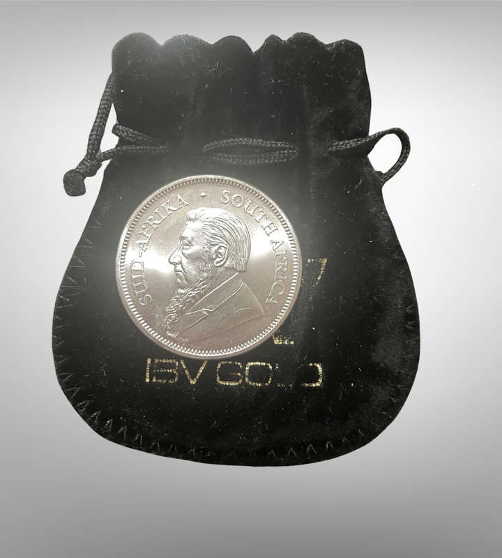 Bargain 2022 South African Krugerrand 1oz Fine Silver Coin  UNC  Mint Condition! Price is per coin