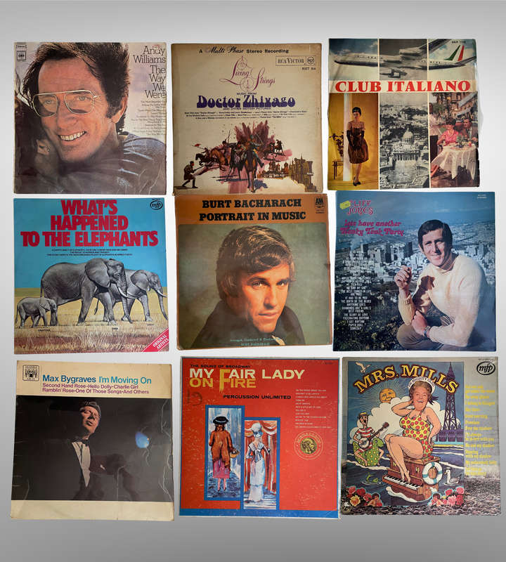 Bargain Huge Lot of 138 LPs / Vinyl's | Jack and Jill Live, Jody Fan, Min Shaw, Russ Conway & More