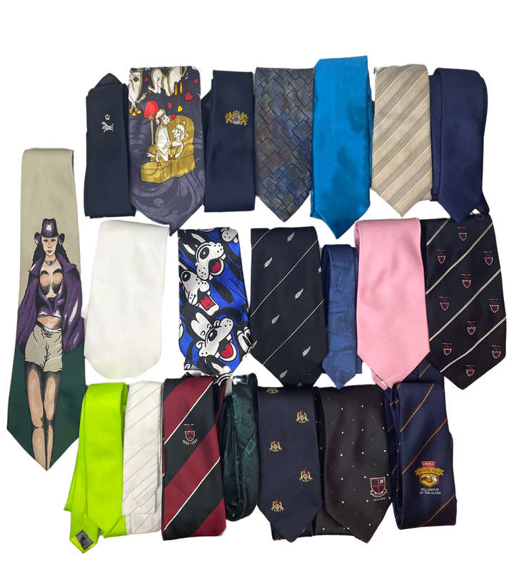 Collection of 21 Stylish Ties + 3 Free | Vinuchi, Kai Long, Pall Mall, Fabio Milano & More
