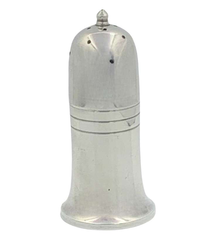 Antique 1920 John Turton & Co Sheffield Hotel Silver Sugar Caster - Super Heavy - Screw Lid - 56mm D