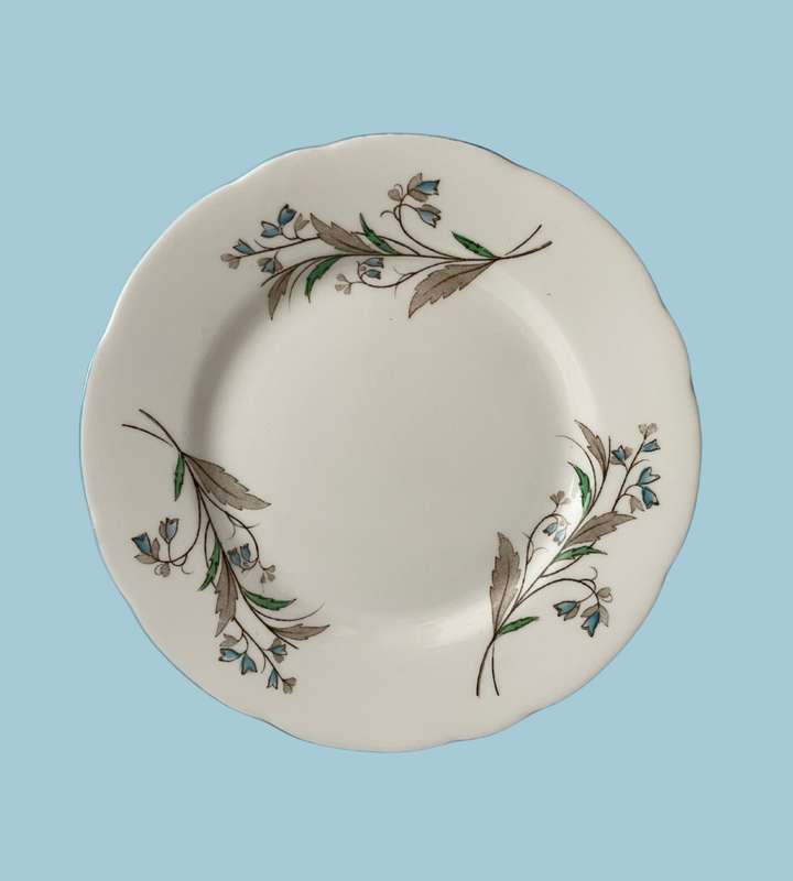 6 x Royal Stafford Bone China Side/Dessert Plates  Vintage 1940s (Established 1845, England)