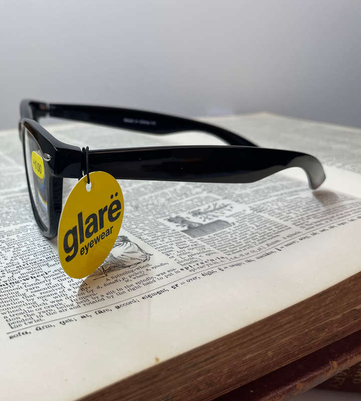 Stylish Glarë Eyeware Reading Glasses GL013 +1.00 - Sleek and Comfortable Design + Free Sunglasses