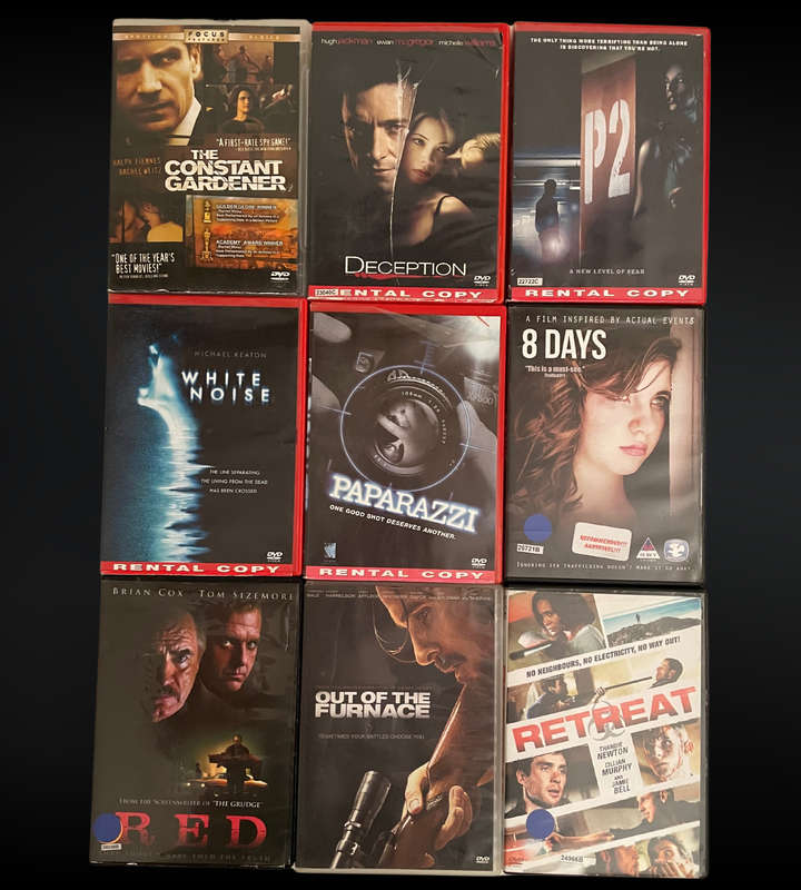Reduced to clear - 90+ Mixed DVDs  Thriller, Comedy, Action, Drama & Romance! Bargain Lot  Used