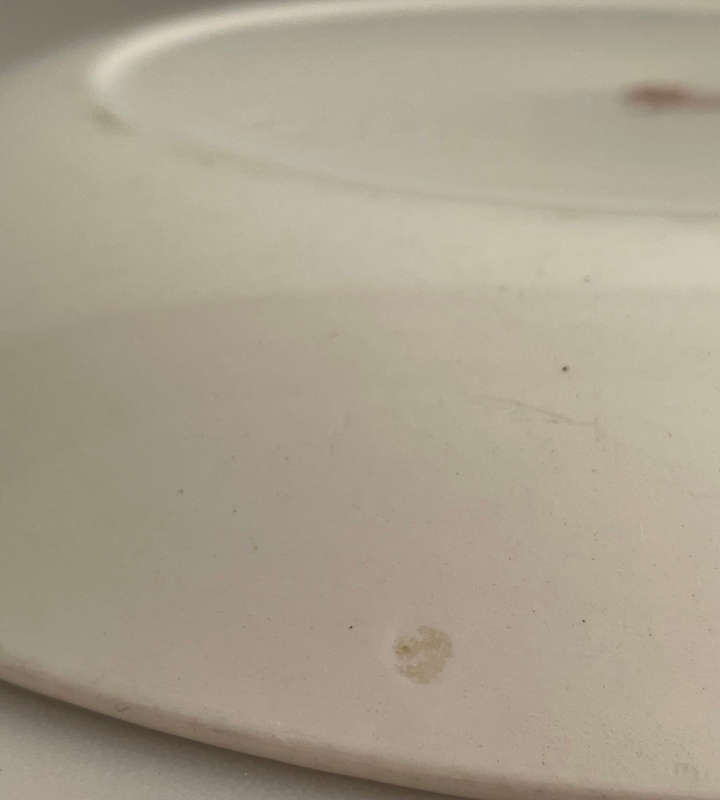 1950s Crown Devon Fieldings Fish Dinner Plate  22.5cm  Vintage Earthenware