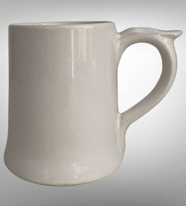 Rare 1985 Lion and Elephant Rally Ceramic Beer Mug  Norbel Zimbabwe  Bubye River