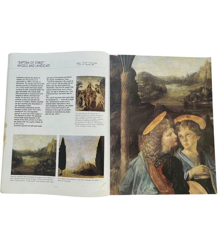 Art Collection Magazines: Discovering the Great Paintings  Monet & Leonardo Da Vinci (1989/90)