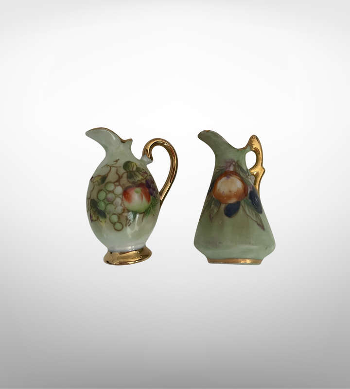 6-Piece Miniature Vase Collection  Ernst Bohne, Lefton, Balboa, Keto Keramik