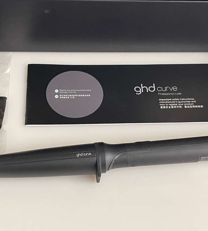 GHD Curve Creative Curl Wand CTWA22  Mint Condition with Box & Heat-Resistant Glove
