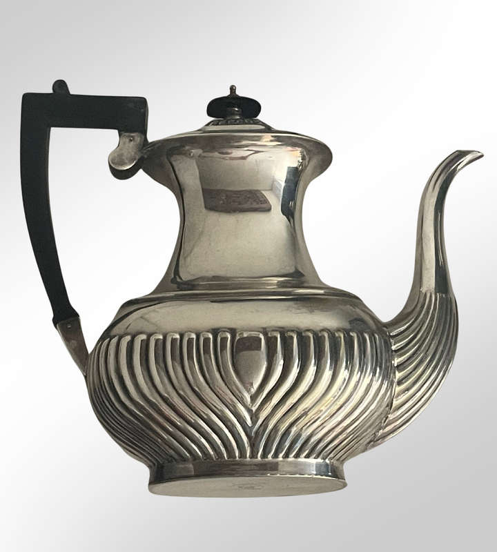 Antique Edwardian Silver Plated 4-Piece Tea Set by Philip Ashberry & Sons (c.1900)