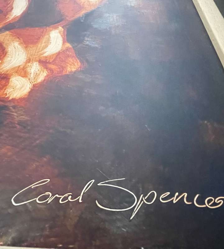 Investment Art - Original Framed Oil Painting of a Nude Woman by Coral Spencer | 67cm x 53cm