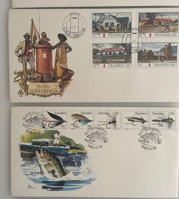 Lot of 15 Transkei First Day Covers | 1970s1980s | Nature, Heritage, Medicine, Scouts, Water Resour