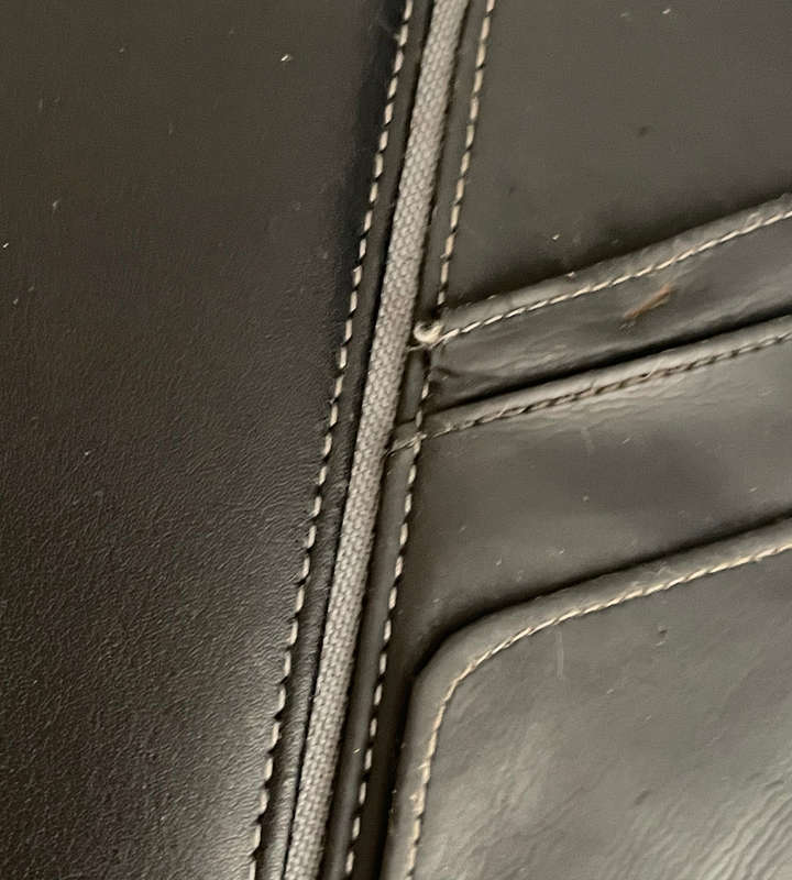 Lot of 3 Black A4 Pleather Professional File Folders | Used Condition