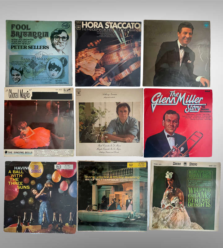 Bargain Huge Lot of 138 LPs / Vinyl's | Jack and Jill Live, Jody Fan, Min Shaw, Russ Conway & More