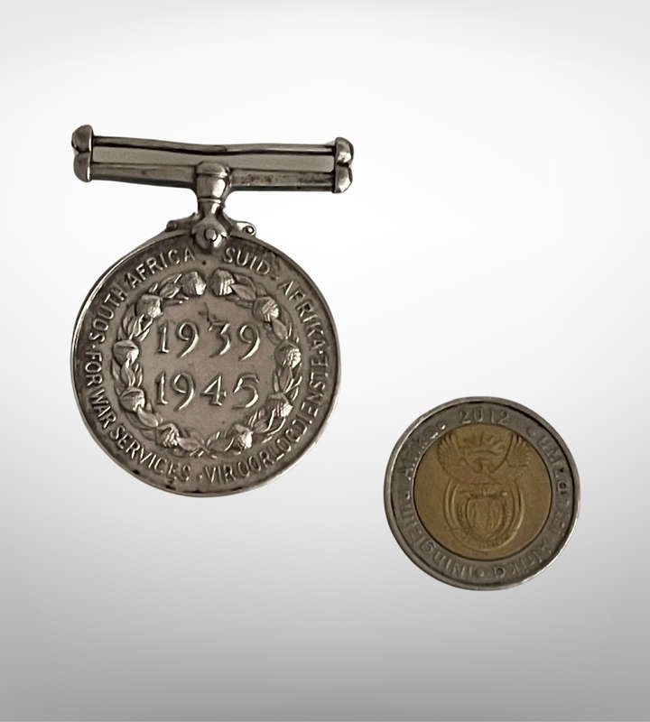 WWII South African War Service Medal (1939-1945)  No Ribbon  100% Original