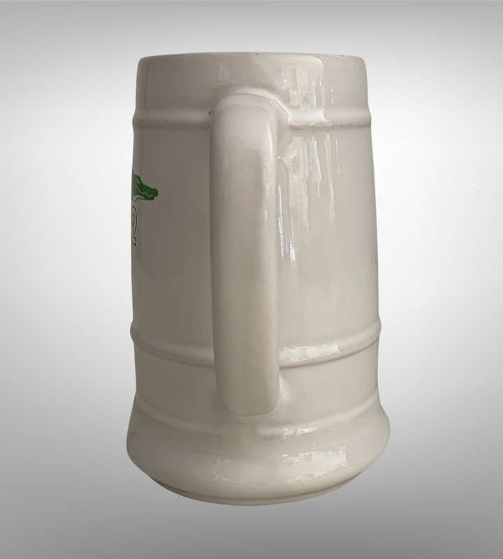 Vintage Norbel Zimbabwe Ceramic Beer Mug  CROC 82 Victoria Falls Africa Collectible