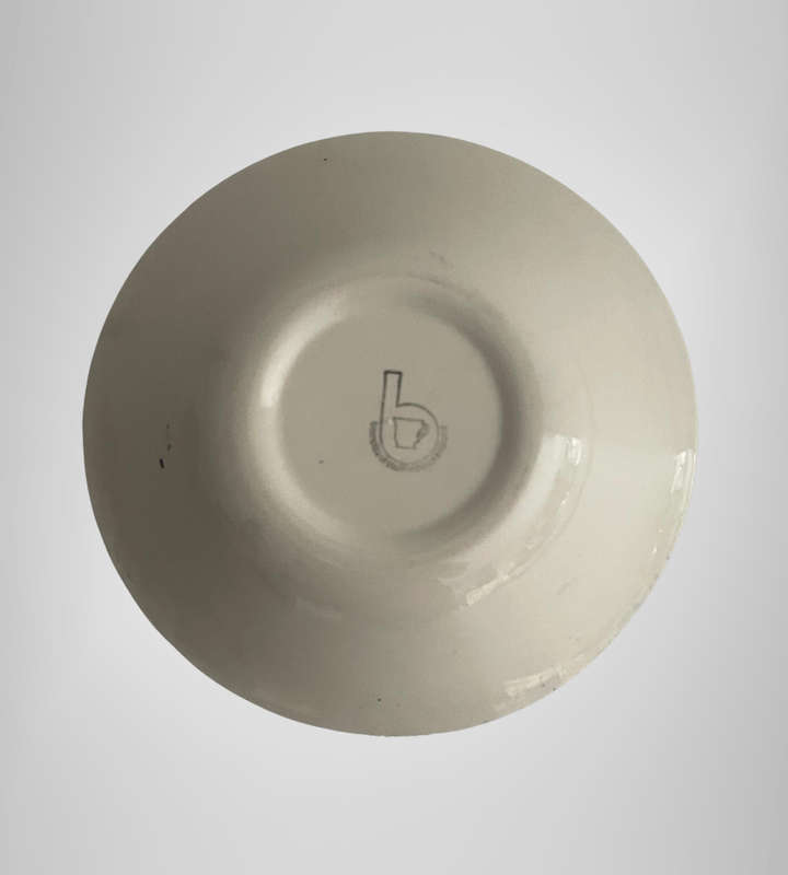 Vintage Blue Willow Transferware Oatmeal/Cereal Bowl  Barratts of Staffordshire, 1950s-1970s, 168mm