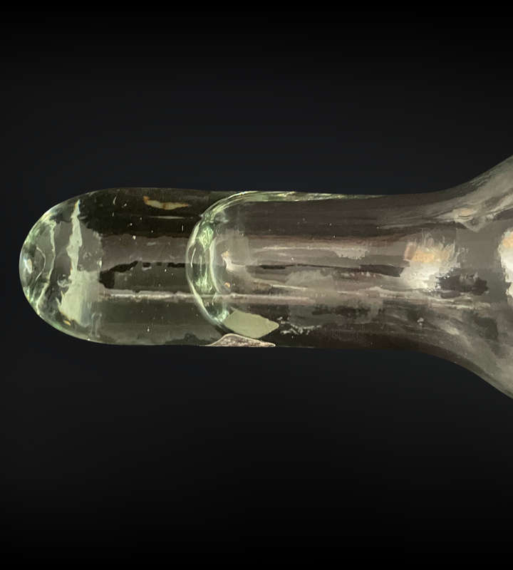 Vintage Spanish Glass Rolling Pin  Unique Decorative Piece   (50cm x 7cm)