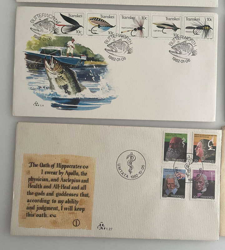 Lot of 15 Transkei First Day Covers | 1970s1980s | Nature, Heritage, Medicine, Scouts, Water Resour