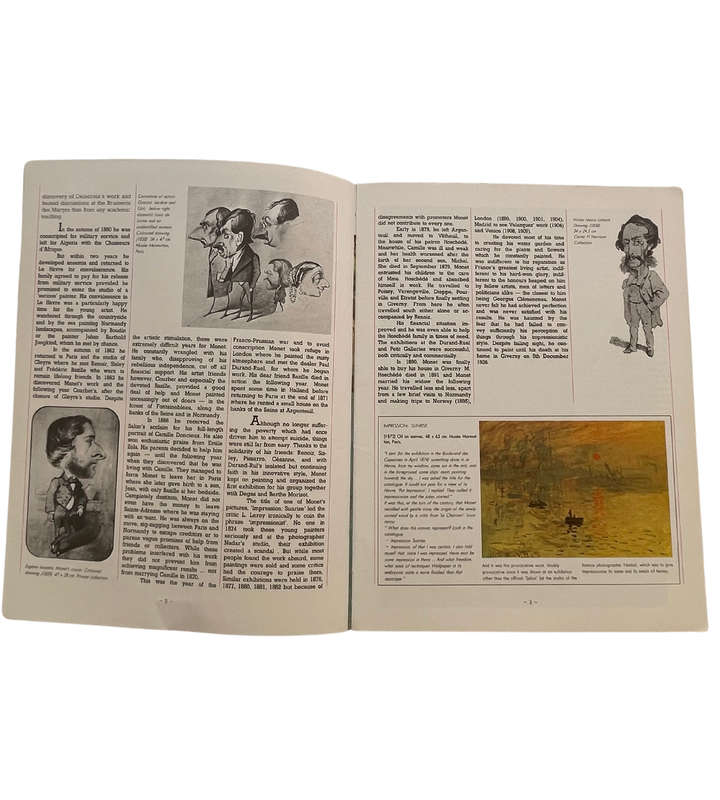 Art Collection Magazines: Discovering the Great Paintings  Monet & Leonardo Da Vinci (1989/90)