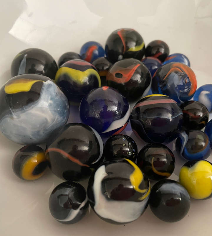 Reduced! Biggest Ever Vintage Marble Collection (10kg)  Includes  Marbles & Big Jim Carry Case