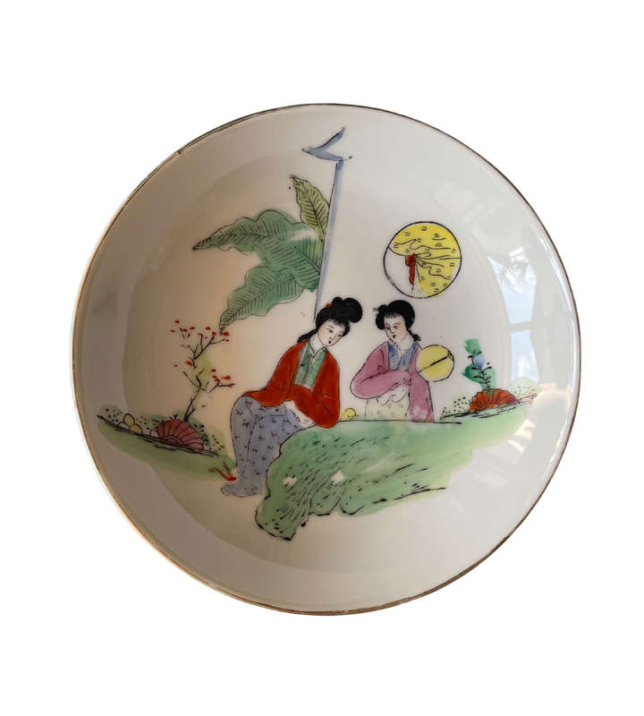 8-Piece Vintage Chinese Porcelain Set  Jiangxi Zhenjiang Pinxi Treasures & Guangfu Changxuan, Garde