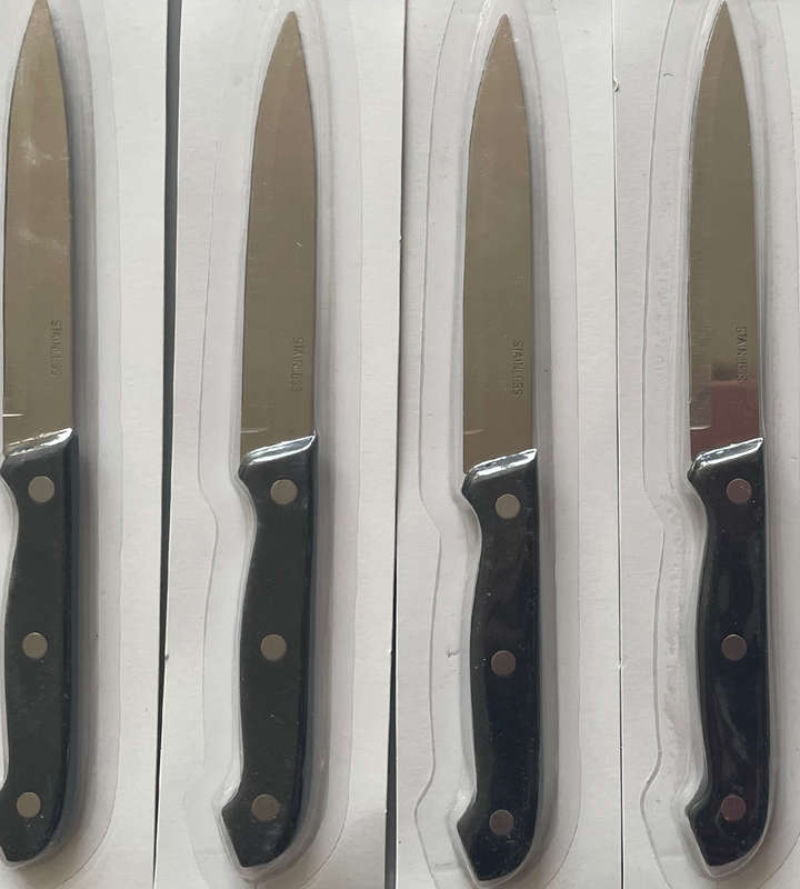 Preowned Unused 18-Piece Komfort Utility Knife Set - Original Packaging, Stainless Steel Blades