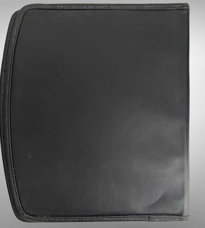 Lot of 3 Black A4 Pleather Professional File Folders | Used Condition