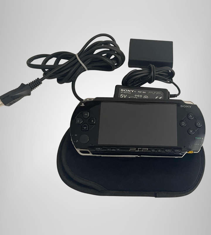 Sony PSP-1004 Portable Console | No Battery | Includes Charger, Sleeve & 8GB Memory Stick | Sold As