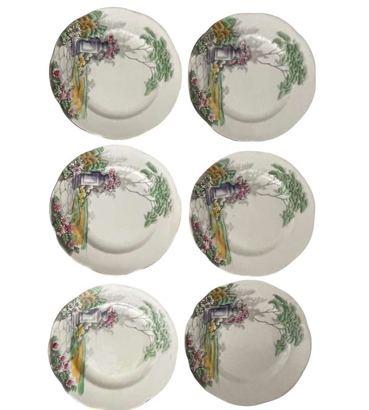 14-Piece Part Tea Service  Adderley Fine Bone China (c. 1947, England)