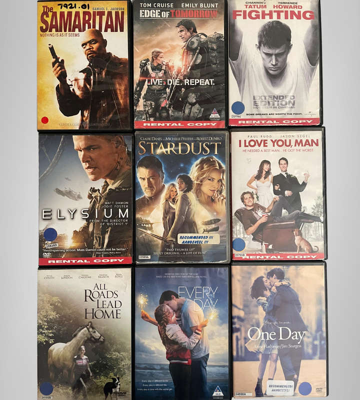 100+ Mixed Genre DVD Lot  Romance, Thriller, Comedy, Family, Horror & Action  Bargain Bundle