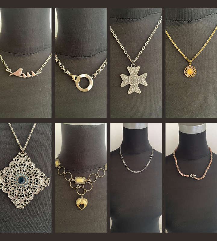 Bulk Lot of 30+ Vintage Costume Jewellery Necklaces - Mixed Styles