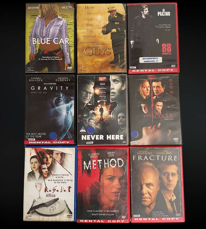 Reduced to Clear - 90+ Mixed DVDs Thriller, Comedy, Action, Drama & Romance! Bargain Lot Used