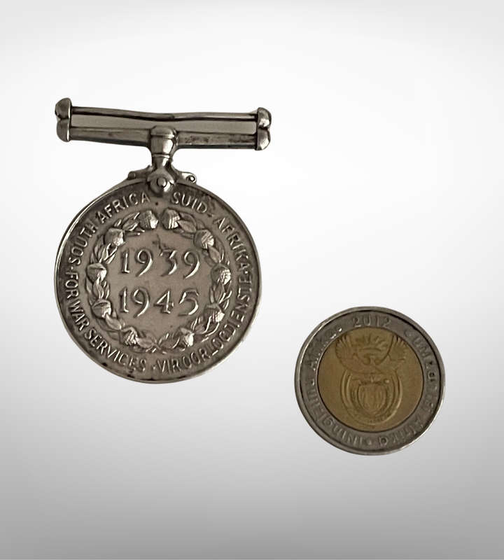 WWII South African War Service Medal (1939-1945)  No Ribbon  100% Original