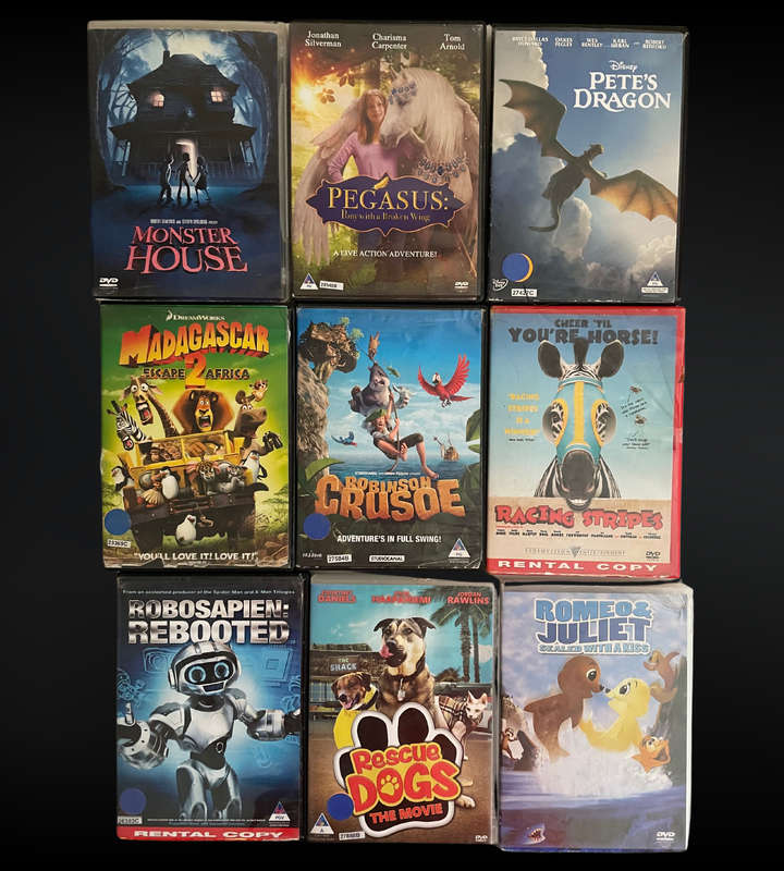 70+ Kids & Family DVD Bundle | Animated & Live-Action Favorites | Used