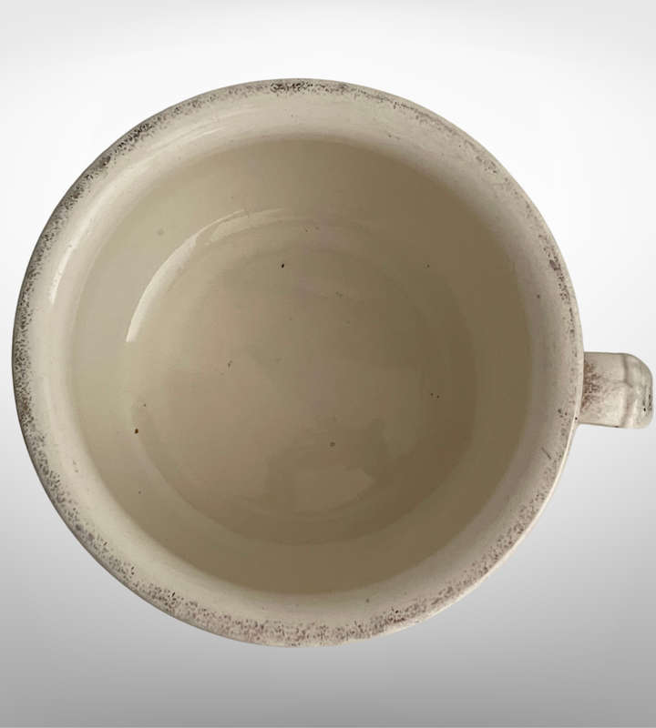 Antique Winkle & Wood "Orchid" Transferware Chamber Pot  c. 1886