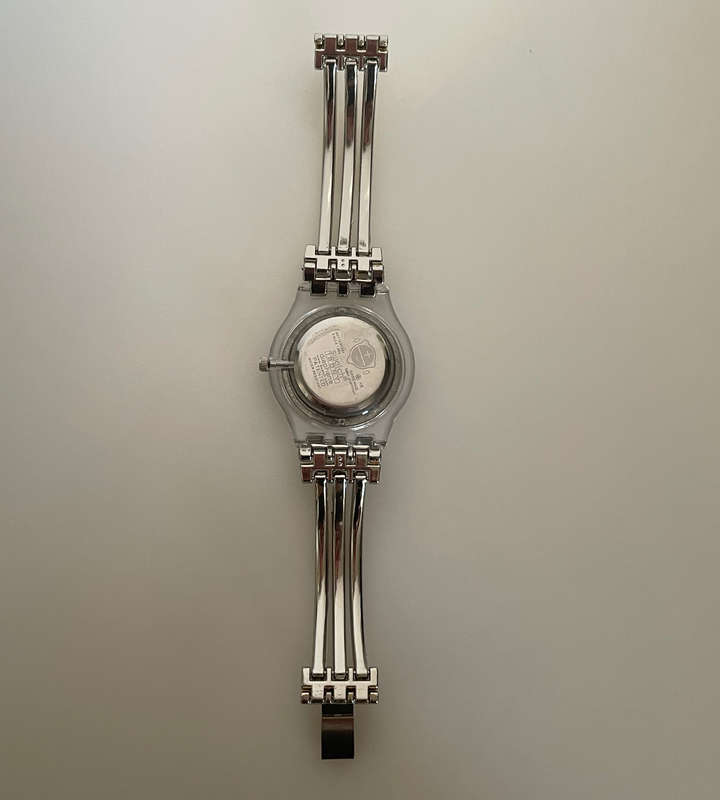Reduced! Swatch IRONY DIAPHANE TRI Gold Women's Swiss Watch - Superb Condition